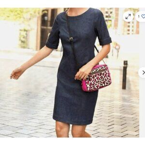 Black Denim BODEN Freya Dress